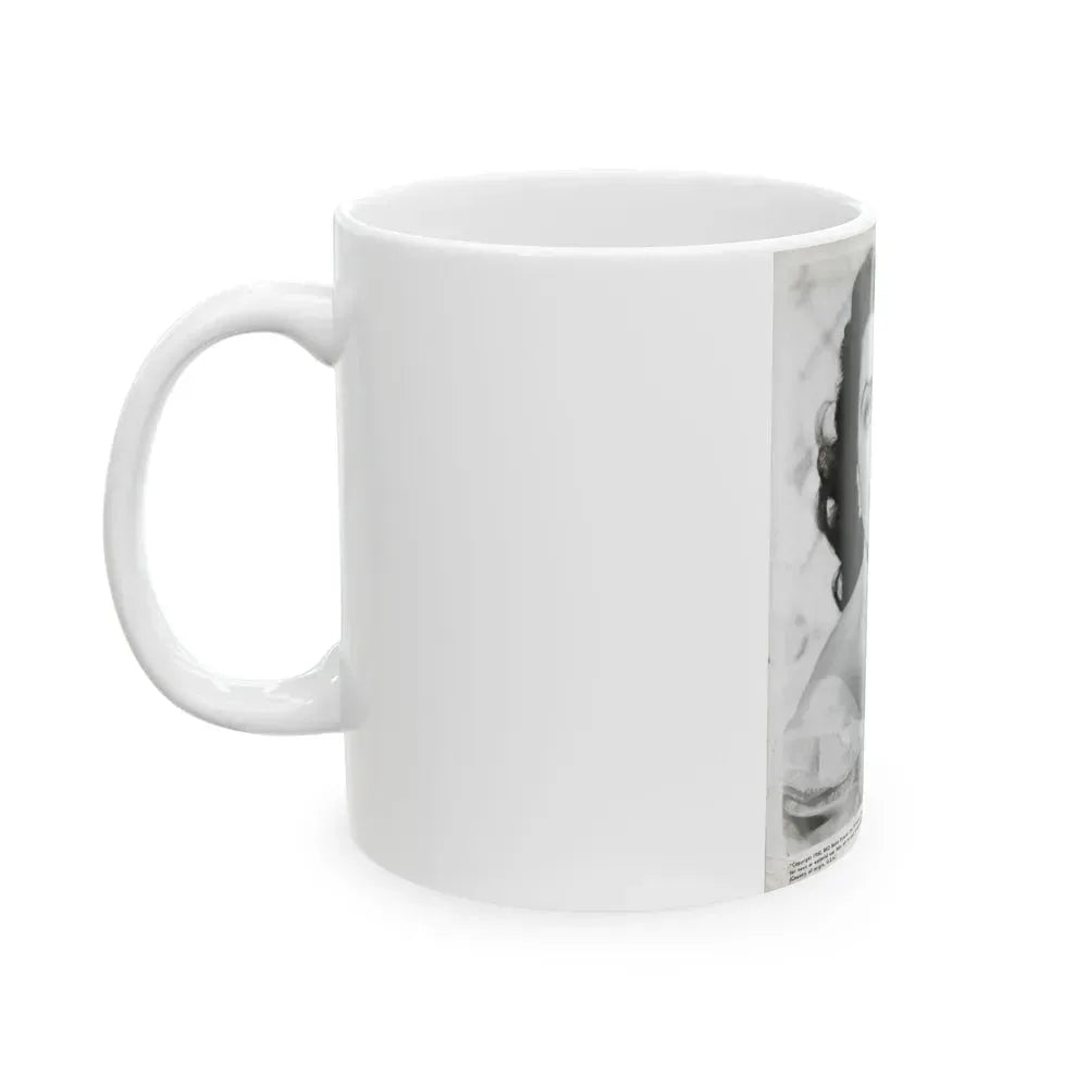 Faith Domergue #84 (Vintage Female Icon) White Coffee Mug - Go Mug Yourself