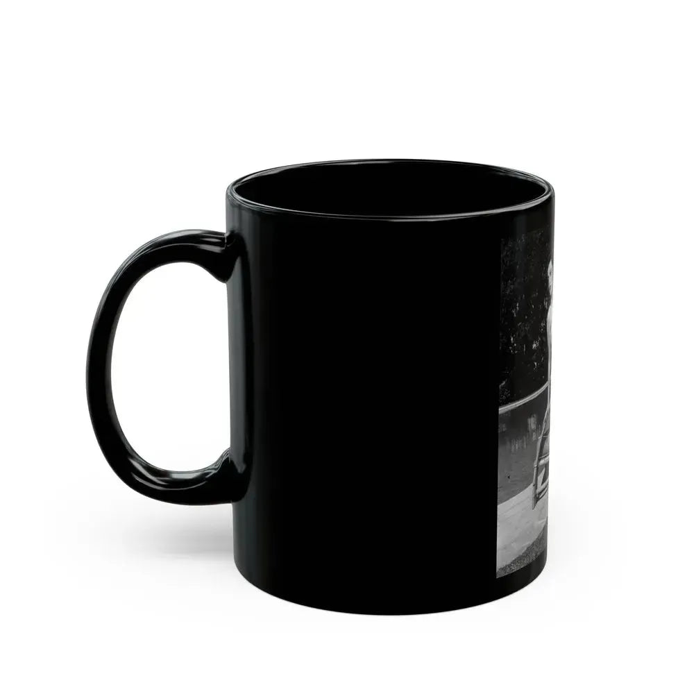 Faith Domergue #89 (Vintage Female Icon) Black Coffee Mug - Go Mug Yourself