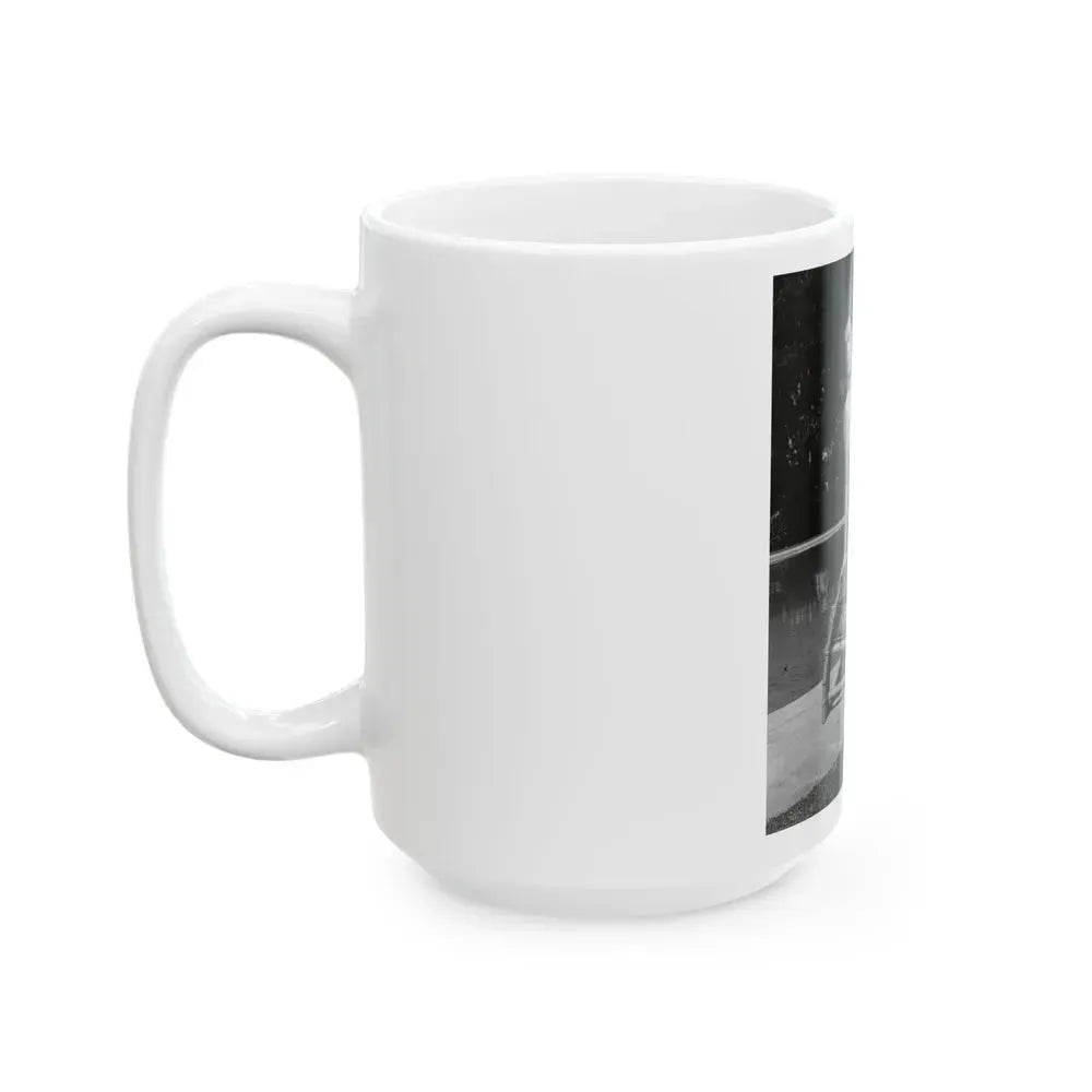 Faith Domergue #89 (Vintage Female Icon) White Coffee Mug - Go Mug Yourself
