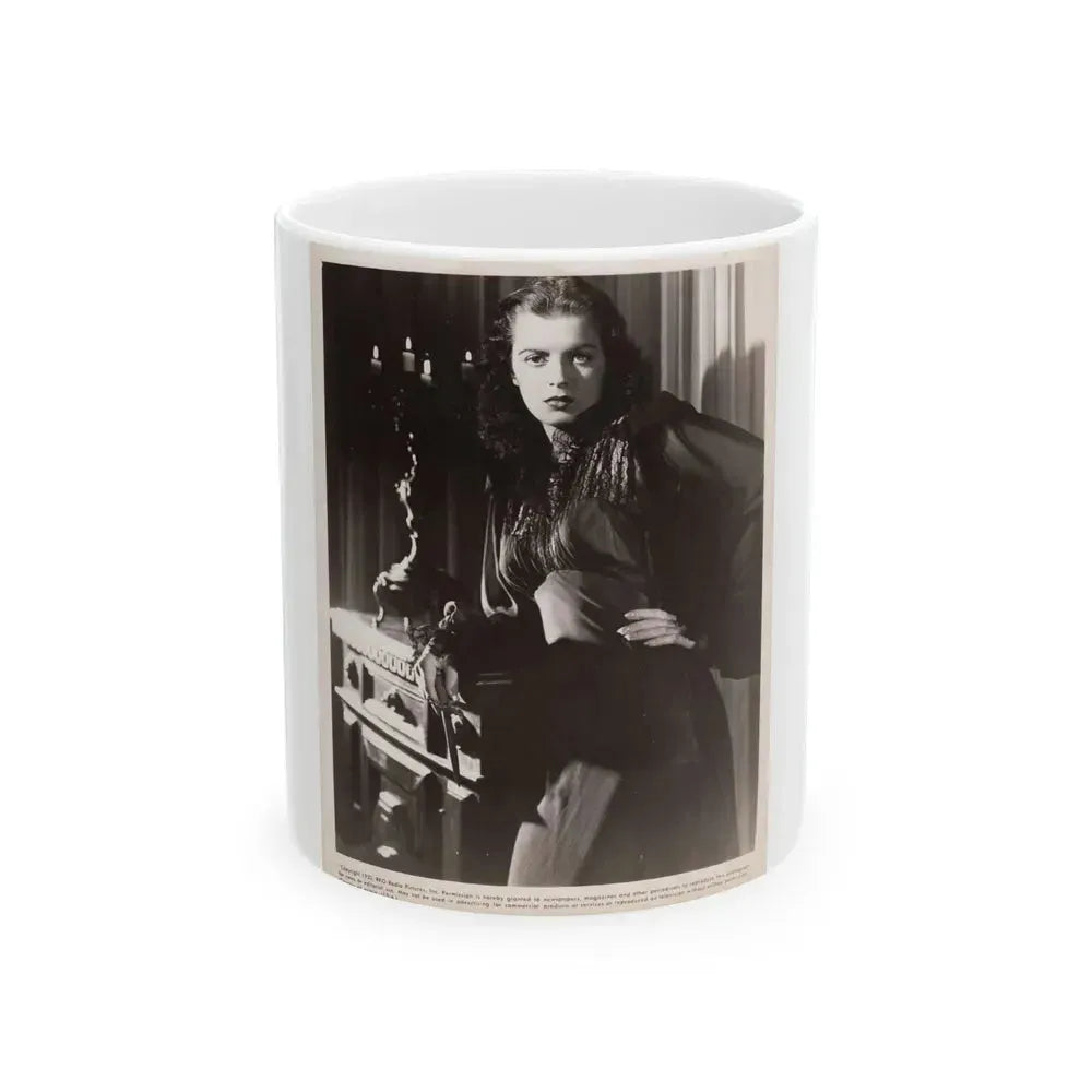 Faith Domergue #95 (Vintage Female Icon) White Coffee Mug 11oz - Go Mug Yourself