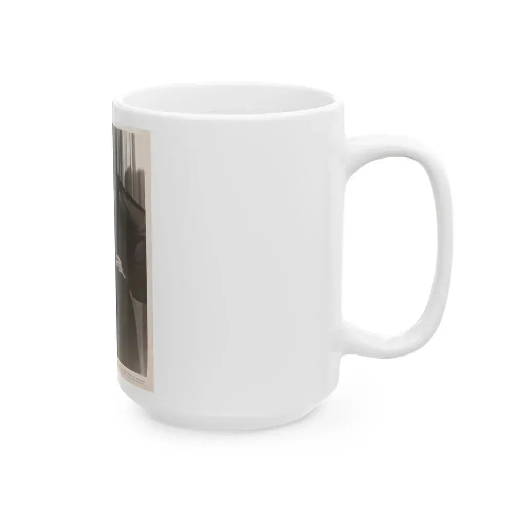 Faith Domergue #95 (Vintage Female Icon) White Coffee Mug - Go Mug Yourself