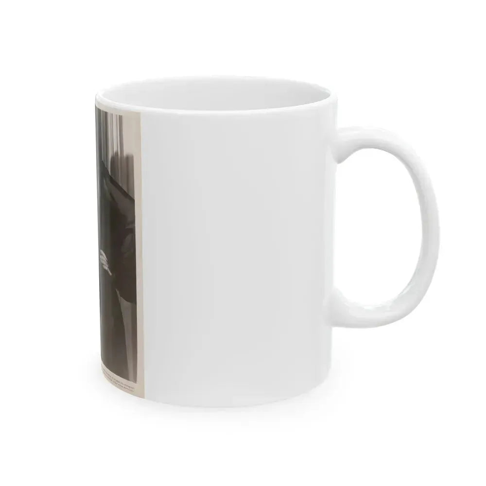 Faith Domergue #95 (Vintage Female Icon) White Coffee Mug - Go Mug Yourself