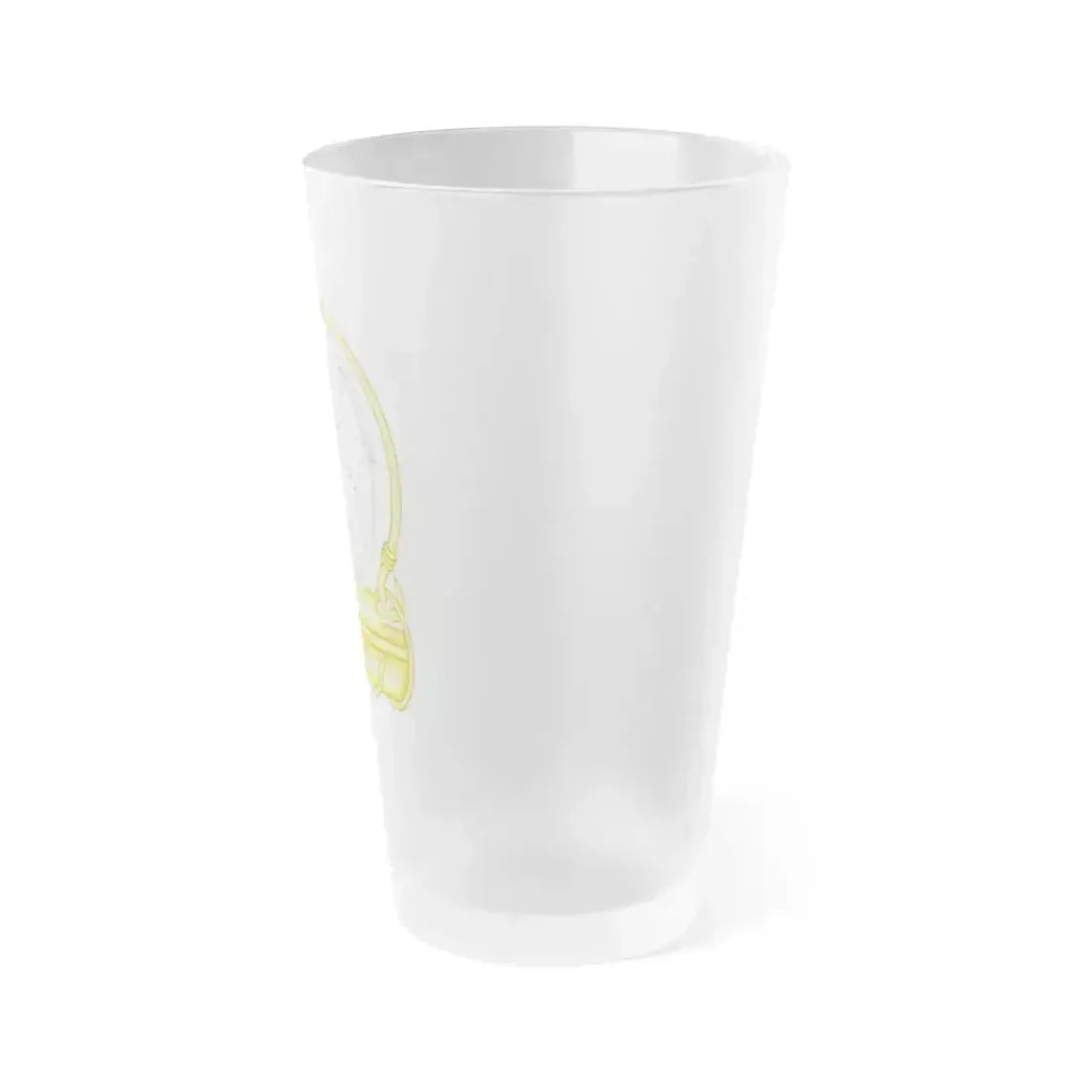 Falcon and Fetterlock Badge of Edward IV - Frosted Pint Glass 16oz - Go Mug Yourself