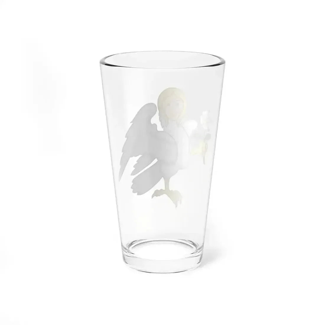 Falcon with a virgin's face Badge of Richard III - Pint Glass 16oz - Go Mug Yourself