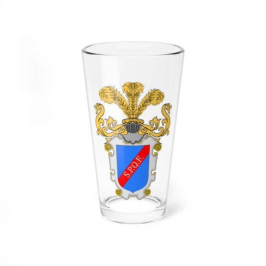 Falerone-Stemma (Italy) (Coat of Arms) Pint Glass 16oz 16oz - Go Mug Yourself
