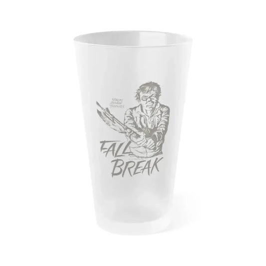 FALL BREAK (THE MUTILATOR) 2 1984 Movie Poster - Frosted Pint Glass 16oz 16oz Frosted - Go Mug Yourself