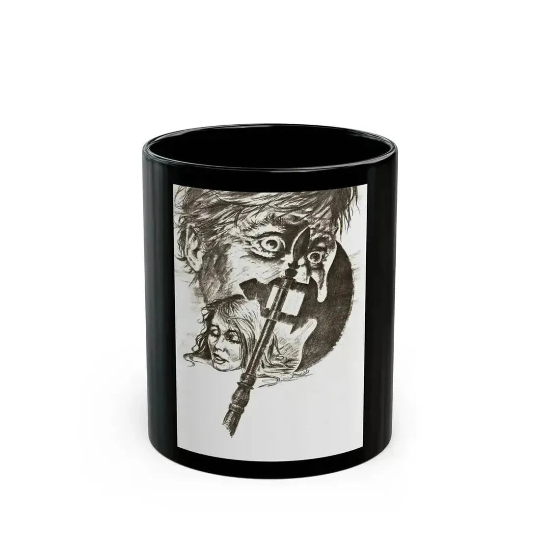 FALL BREAK (THE MUTILATOR) 3 1984 Movie Poster - Black Coffee Mug 11oz - Go Mug Yourself
