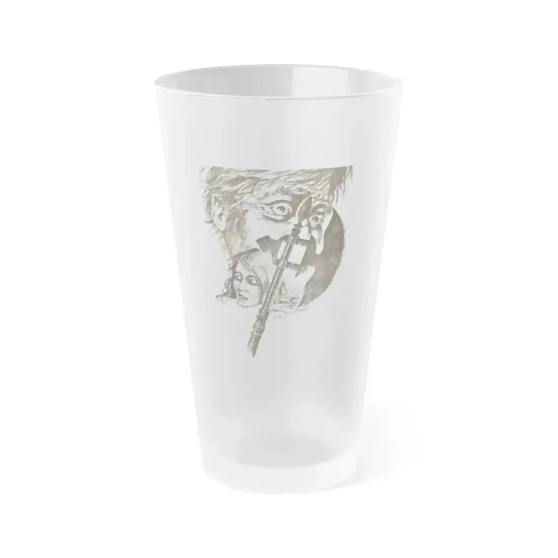 FALL BREAK (THE MUTILATOR) 3 1984 Movie Poster - Frosted Pint Glass 16oz 16oz Frosted - Go Mug Yourself