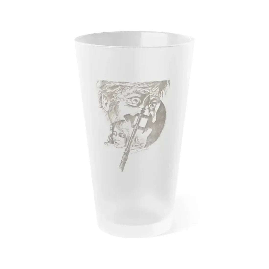 FALL BREAK (THE MUTILATOR) 3 1984 Movie Poster - Frosted Pint Glass 16oz 16oz Frosted - Go Mug Yourself