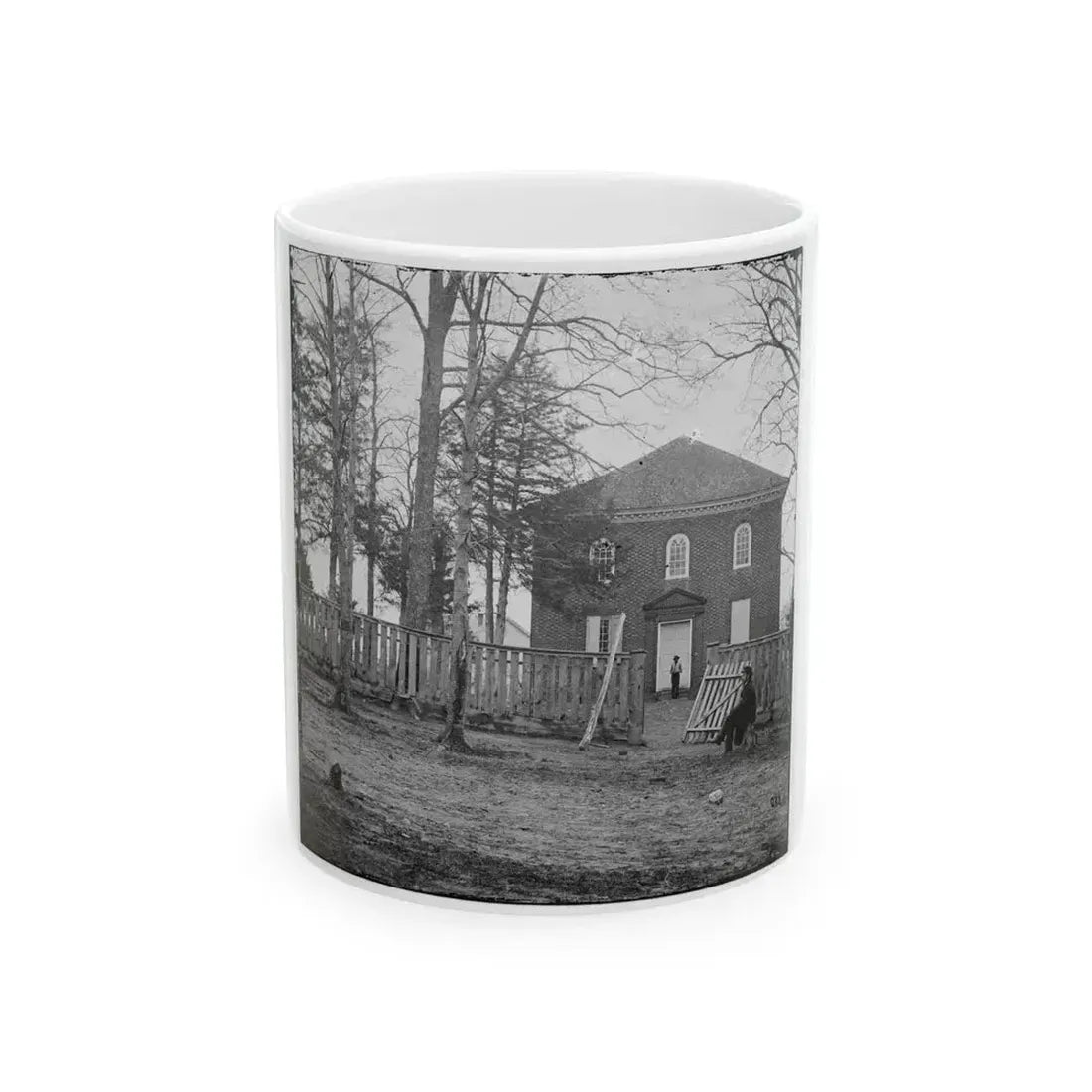 Falls Church, Va. The Church (U.S. Civil War) White Coffee Mug 11oz - Go Mug Yourself