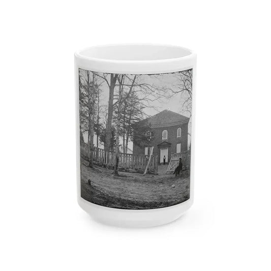 Falls Church, Va. The Church (U.S. Civil War) White Coffee Mug 15oz - Go Mug Yourself