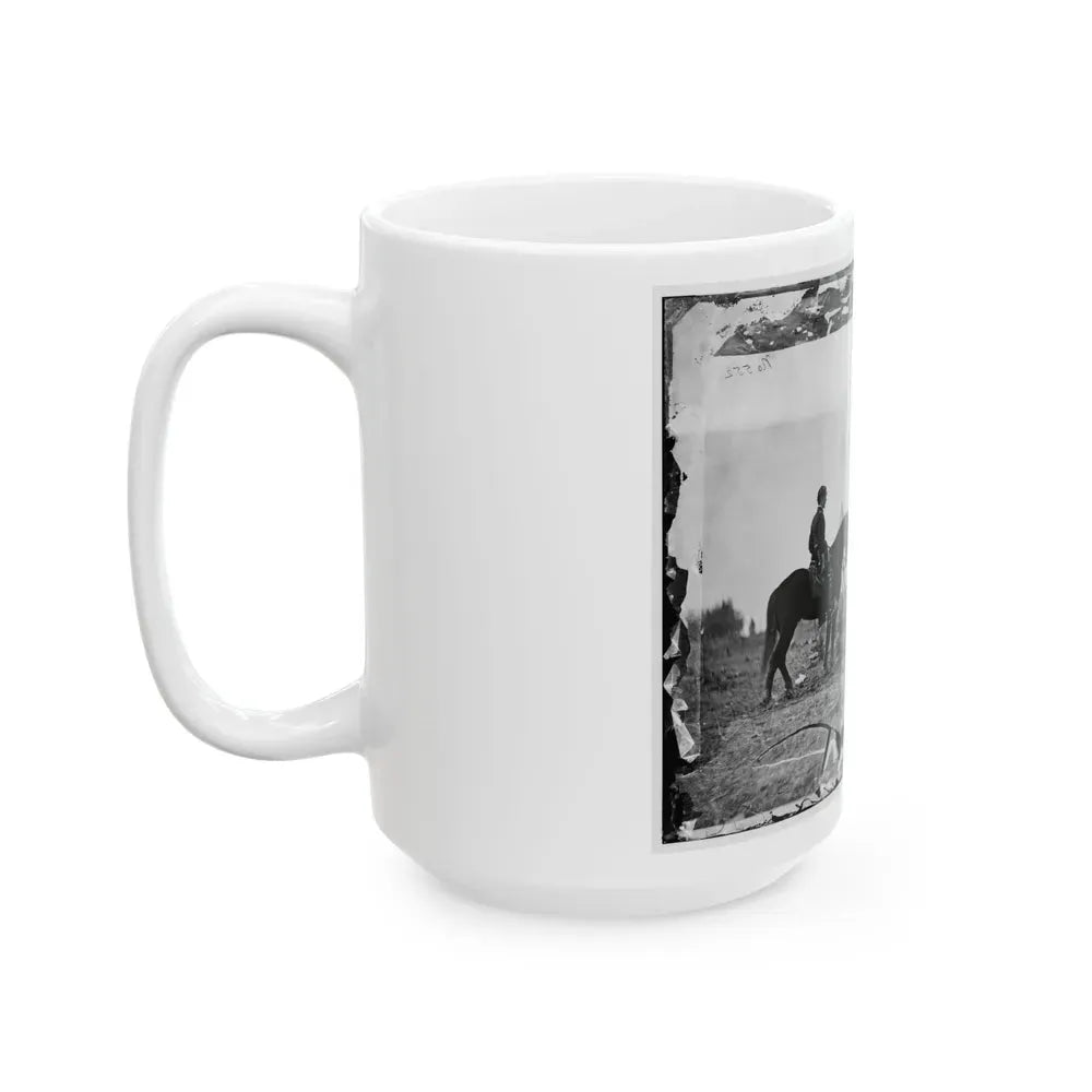 Falmouth, Va. Aides De Camp To Gen. Joseph Hooker Capts. William L. Candler, Harry Russell, And Alexander Moore (U.S. Civil War) White Coffee Mug - Go Mug Yourself