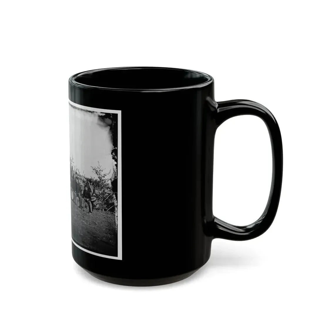 Falmouth, Va. Drum Corps Of 61st New York Infantry (U.S. Civil War) Black Coffee Mug - Go Mug Yourself