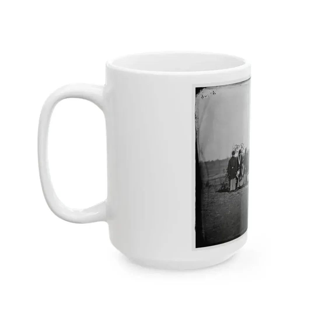 Falmouth, Va. Drum Corps Of 61st New York Infantry (U.S. Civil War) White Coffee Mug - Go Mug Yourself