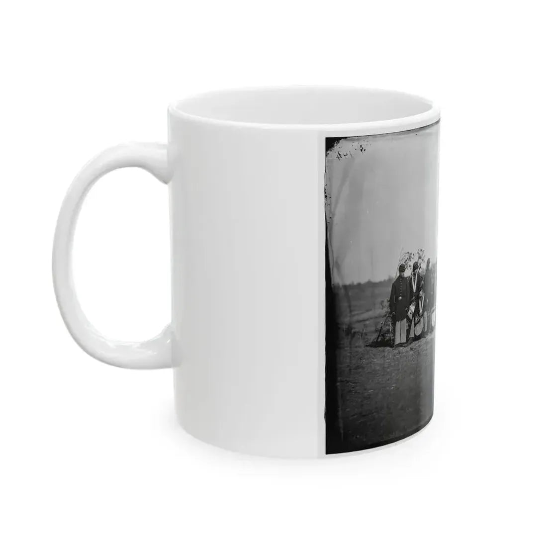 Falmouth, Va. Drum Corps Of 61st New York Infantry (U.S. Civil War) White Coffee Mug - Go Mug Yourself
