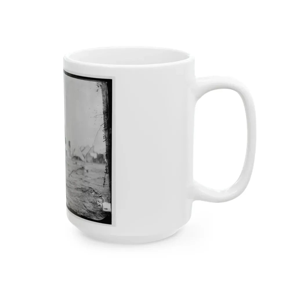 Falmouth, Va. Gen. Alfred Pleasonton On Horseback (U.S. Civil War) White Coffee Mug - Go Mug Yourself