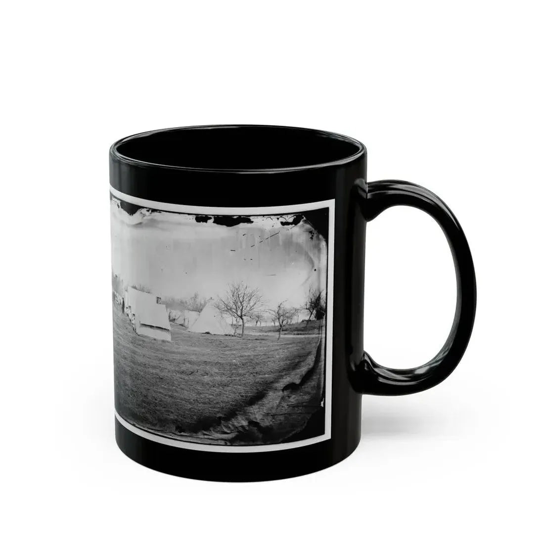 Falmouth, Va., Vicinity. Balloon Camp (U.S. Civil War) Black Coffee Mug - Go Mug Yourself