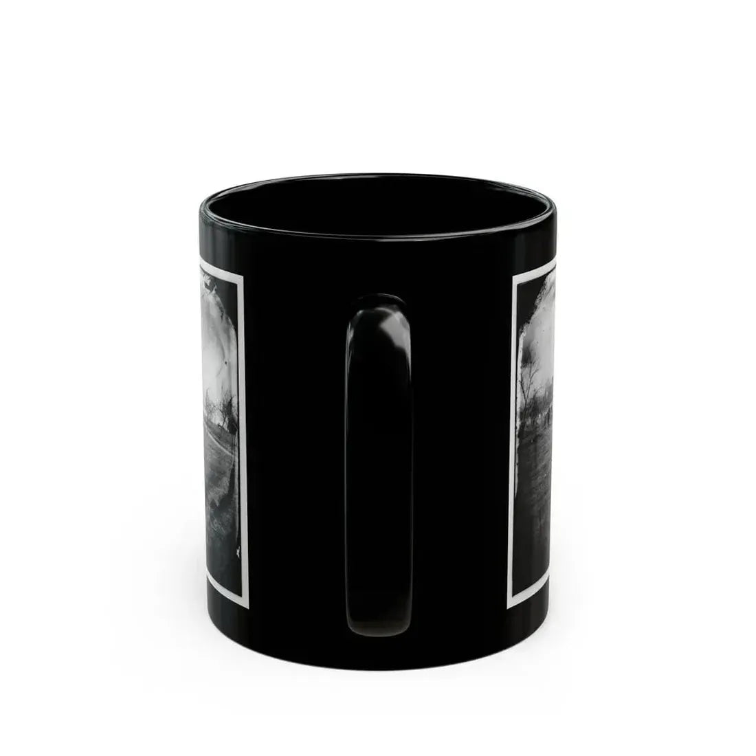 Falmouth, Va., Vicinity. Balloon Camp (U.S. Civil War) Black Coffee Mug - Go Mug Yourself
