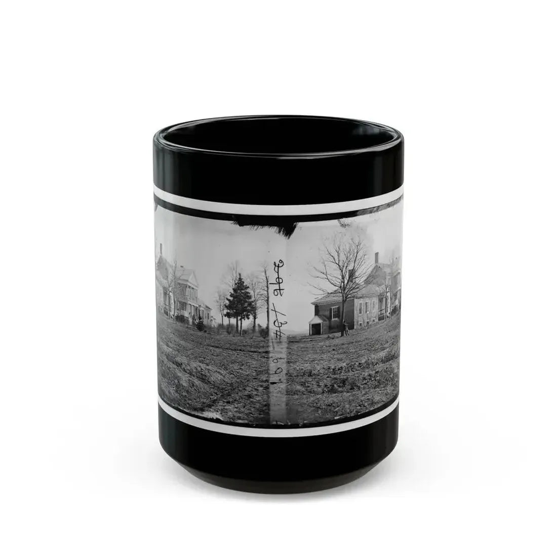 Falmouth, Va., Vicinity. Major Lacy's House Opposite Fredericksburg (U.S. Civil War) Black Coffee Mug 15oz - Go Mug Yourself