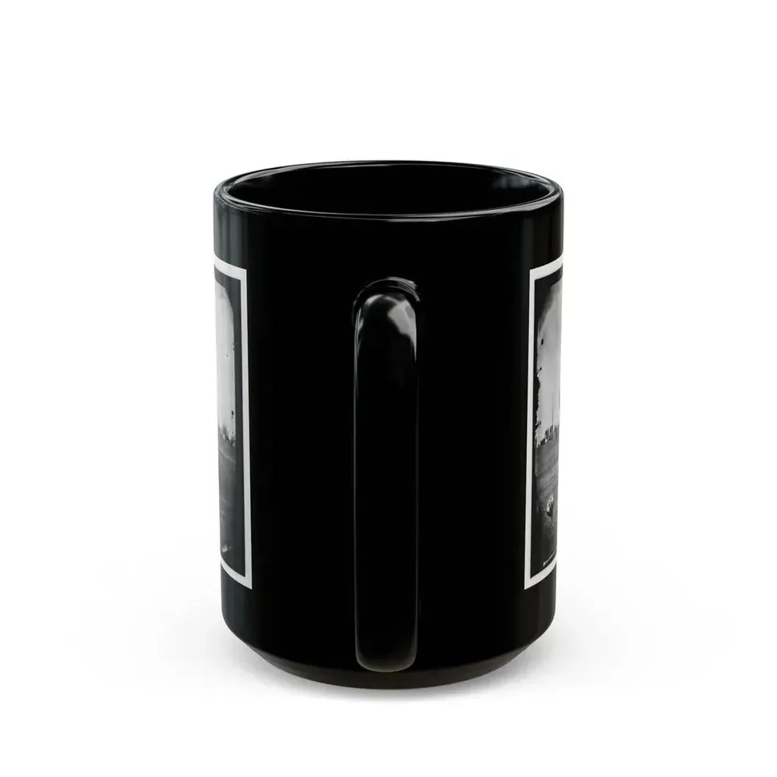 Falmouth, Va., Vicinity. The Phillips House Immediately After The Fire (U.S. Civil War) Black Coffee Mug - Go Mug Yourself