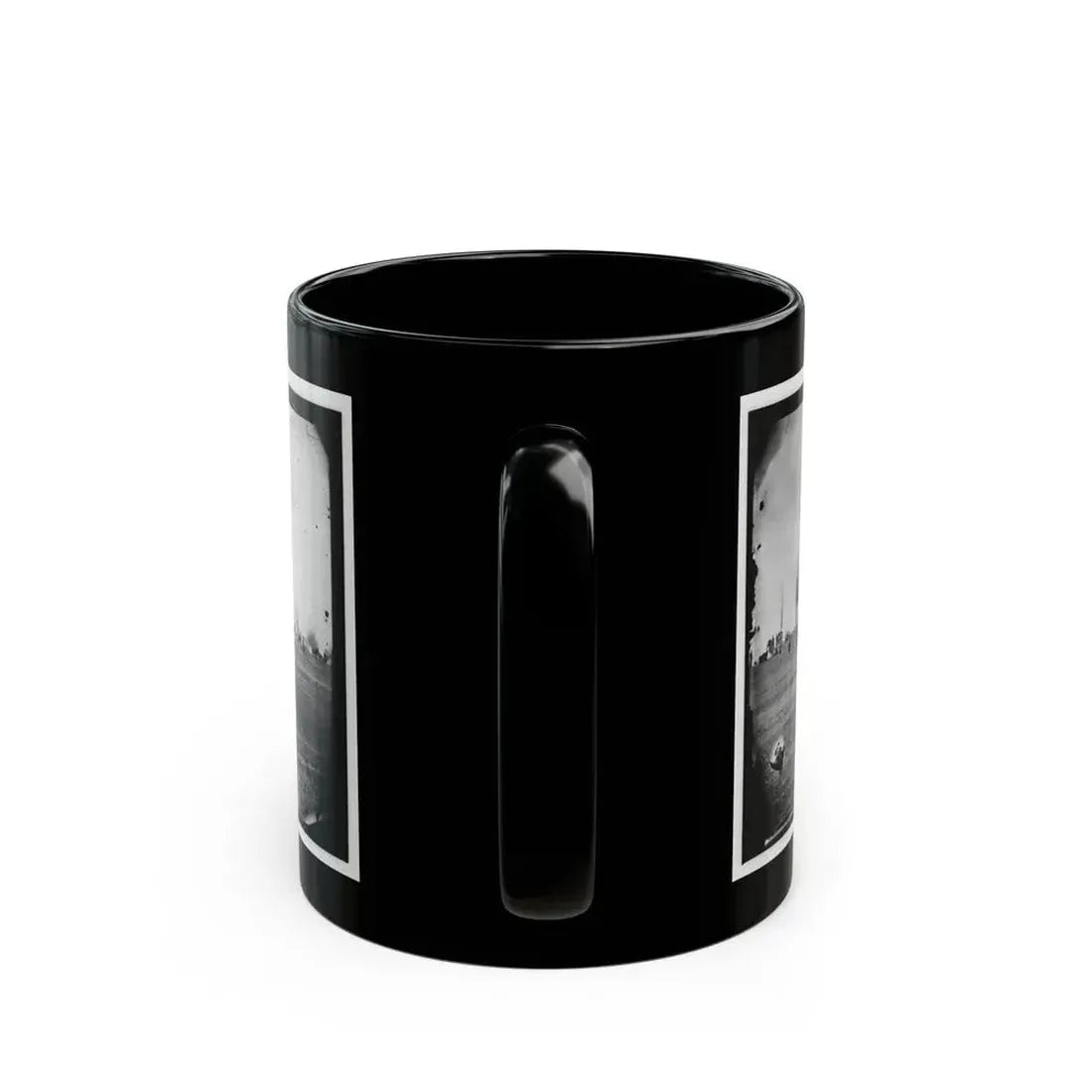 Falmouth, Va., Vicinity. The Phillips House Immediately After The Fire (U.S. Civil War) Black Coffee Mug - Go Mug Yourself