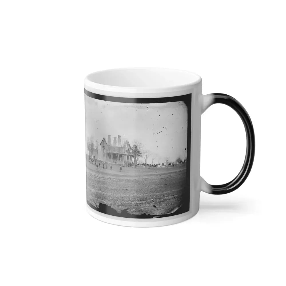 Falmouth, Va., Vicinity. The Phillips House Immediately After the Fire (U.S. Civil War) Color Changing Coffee Mug 11oz - Go Mug Yourself