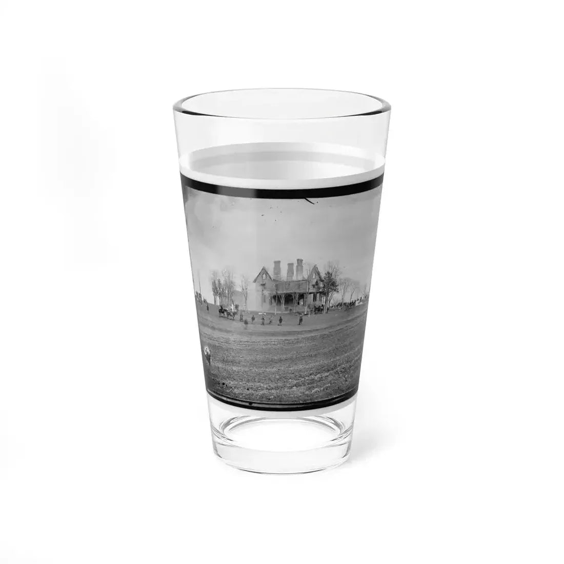 Falmouth, Va., Vicinity. The Phillips House Immediately After The Fire (U.S. Civil War) Pint Glass 16oz - Go Mug Yourself