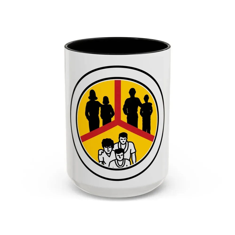 Family Life (Boy Scout Merit Badge) Accent Coffee Mug 15oz Black - Go Mug Yourself