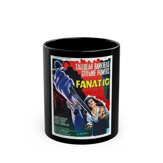 FANATIC (DIE! DIE! MY DARLING!) 1965 Movie Poster - Black Coffee Mug 11oz - Go Mug Yourself
