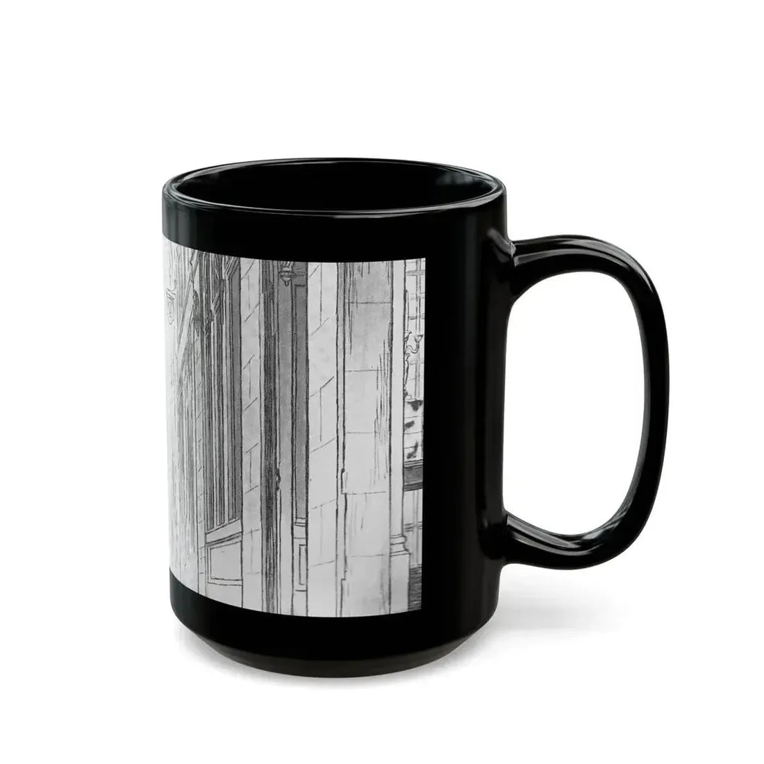 Fancy Town (1) - Black Coffee Mug - Go Mug Yourself