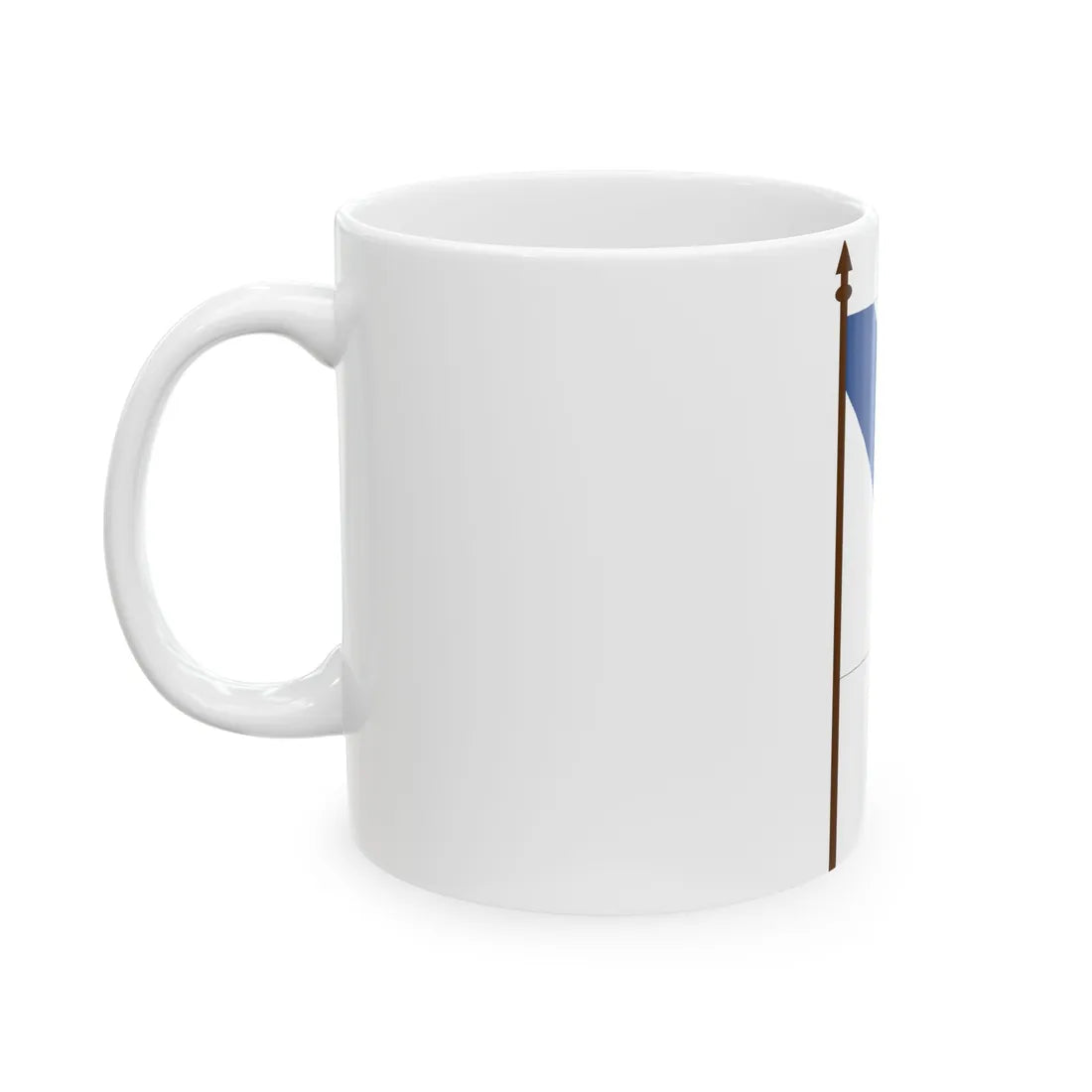 Fanion Dorobanti Regimentul I 1873 (Oman) White Coffee Mug - Go Mug Yourself