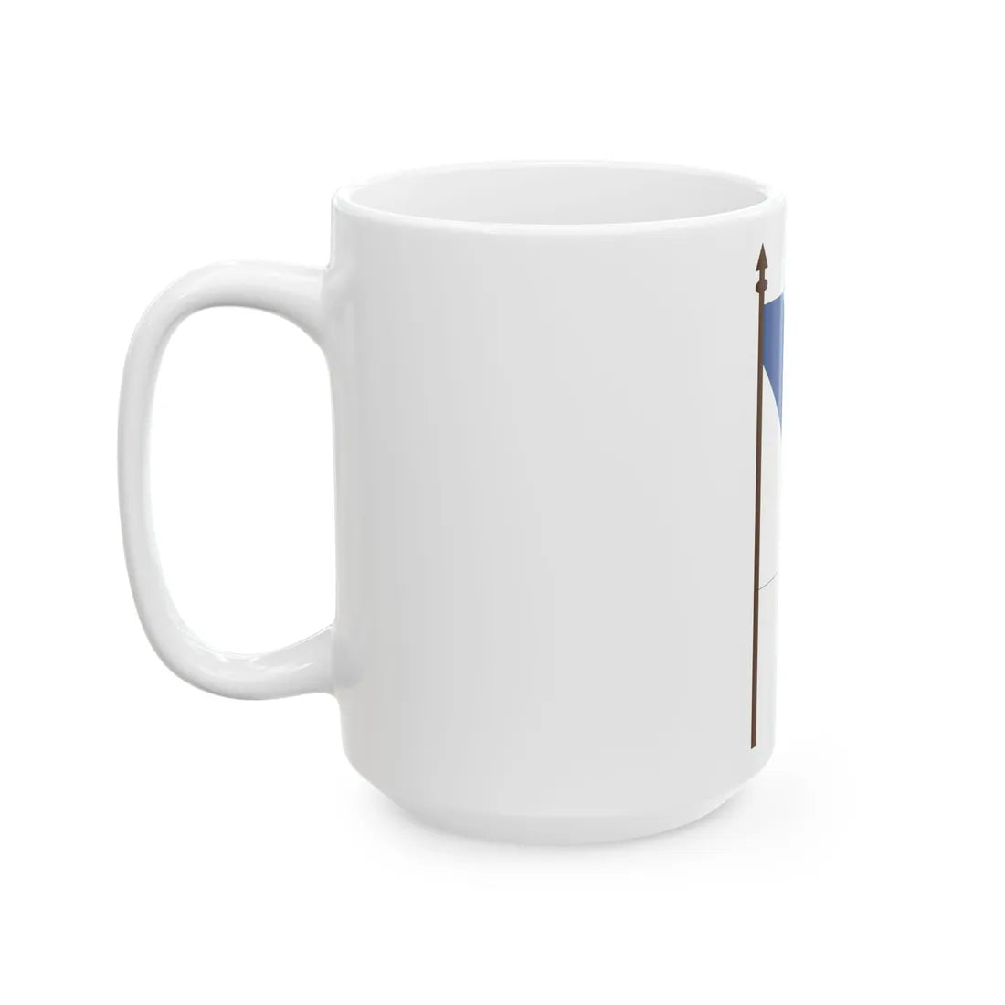 Fanion Dorobanti Regimentul I 1873 (Oman) White Coffee Mug - Go Mug Yourself