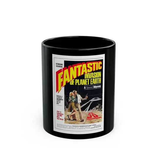 FANTASTIC INVASION OF PLANET EARTH (BUBBLE) 1966 Movie Poster - Black Coffee Mug 11oz - Go Mug Yourself