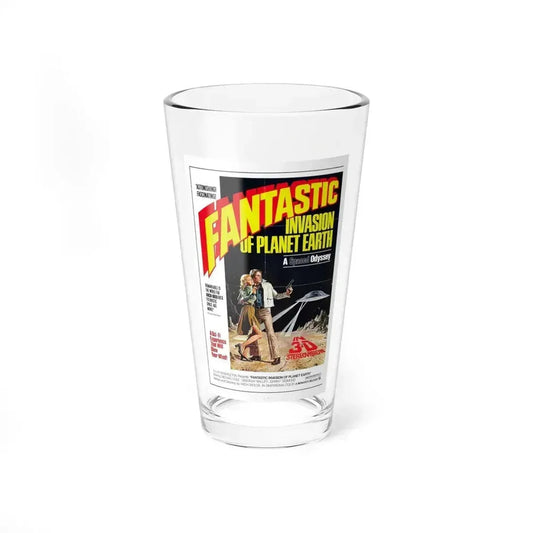 FANTASTIC INVASION OF PLANET EARTH (BUBBLE) 1966 Movie Poster - Pint Glass 16oz 16oz - Go Mug Yourself