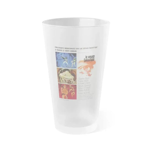 FANTASTIC VOYAGE 1966 Movie Poster - Frosted Pint Glass 16oz 16oz Frosted - Go Mug Yourself