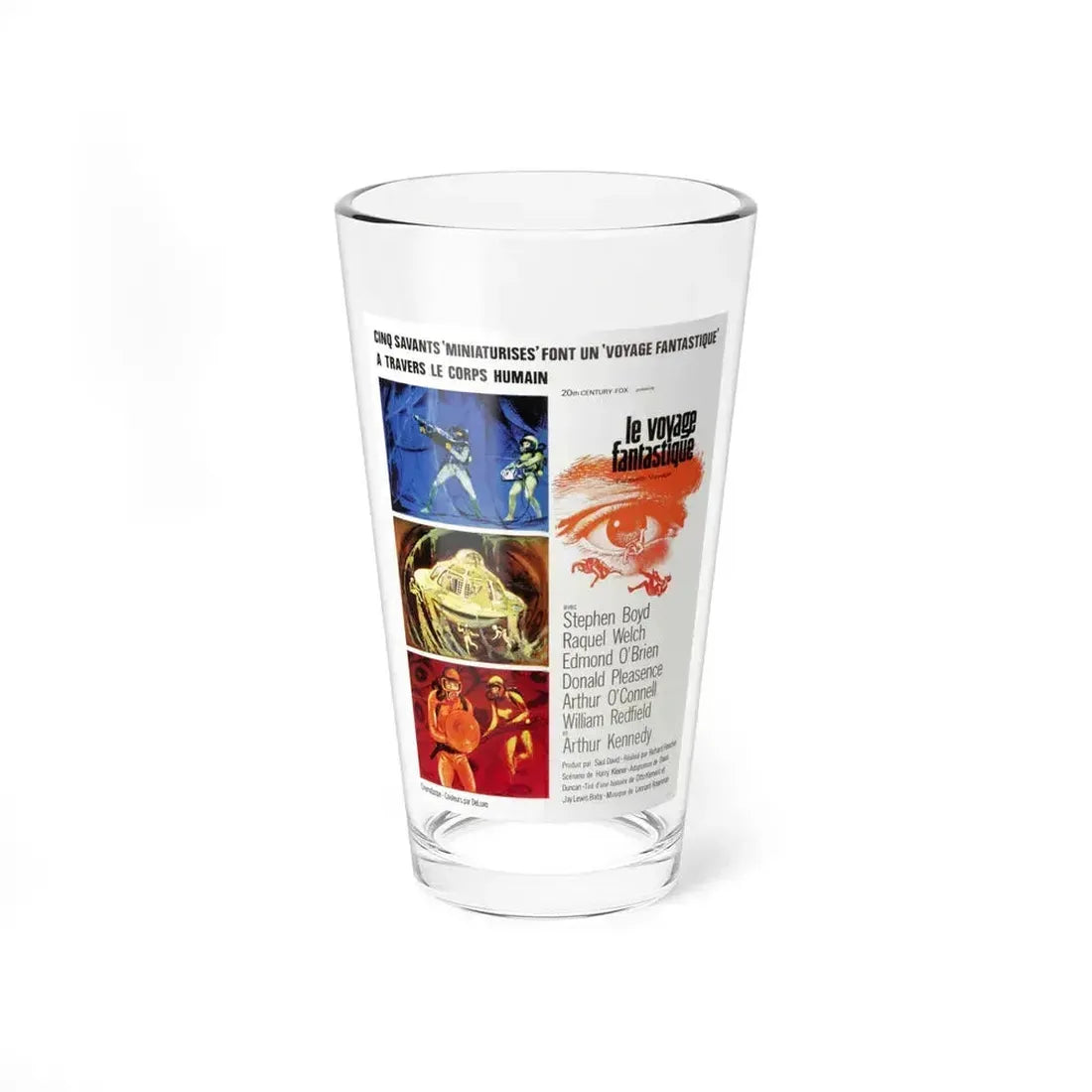 FANTASTIC VOYAGE 1966 Movie Poster - Pint Glass 16oz 16oz - Go Mug Yourself