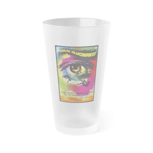 FANTASTIC VOYAGE (SPANISH) 1966 Movie Poster - Frosted Pint Glass 16oz 16oz Frosted - Go Mug Yourself