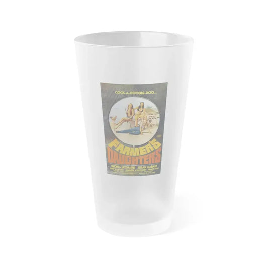 FARMER'S DAUGHTERS 1976 Movie Poster - Frosted Pint Glass 16oz 16oz Frosted - Go Mug Yourself