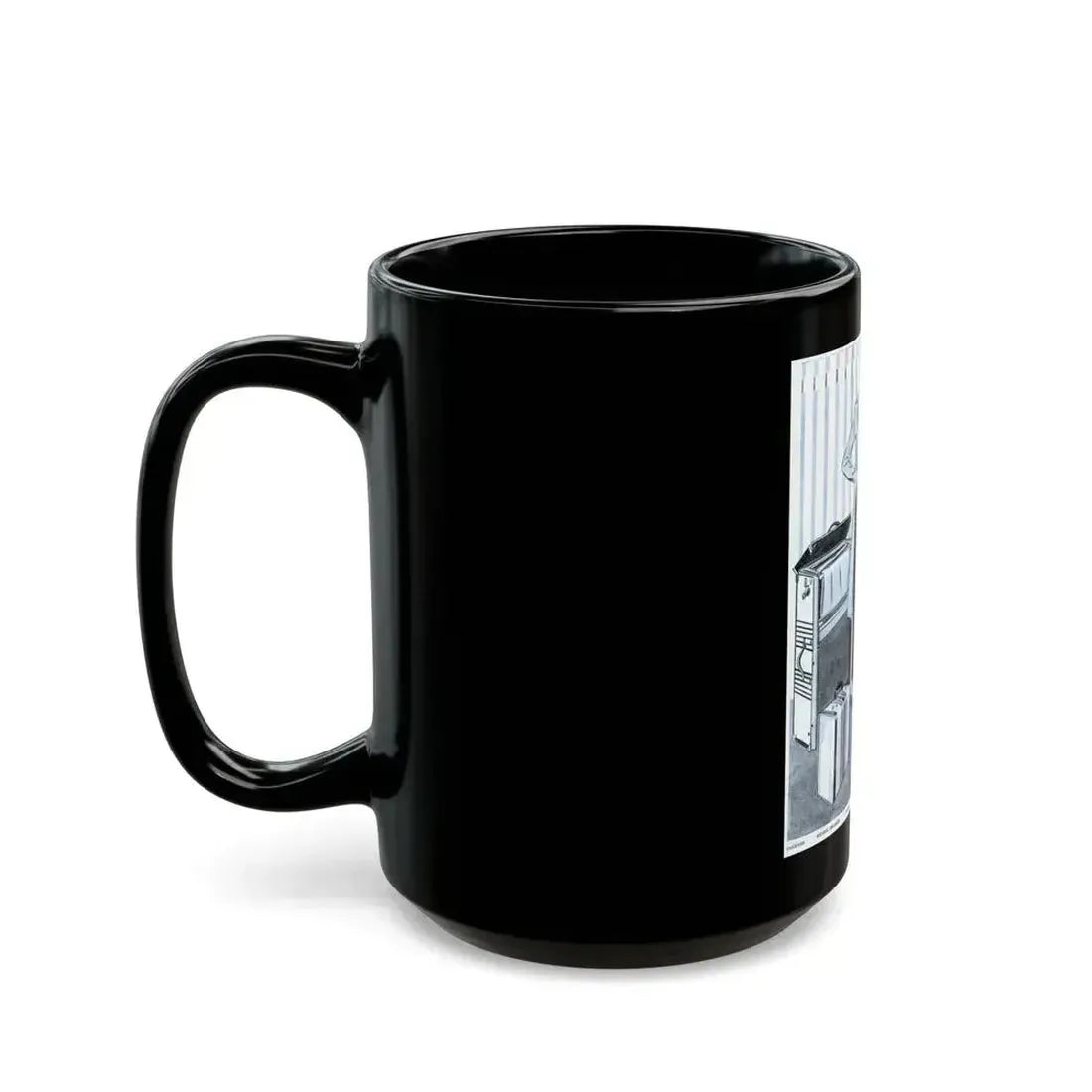 Fashion Illustration, 1933 - Black Coffee Mug - Go Mug Yourself