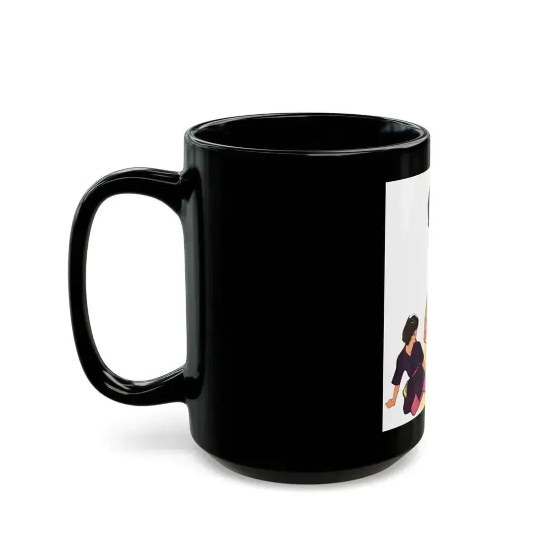 Fashion Illustration from Woman's Own magazine, 1959 (1) - Black Coffee Mug - Go Mug Yourself