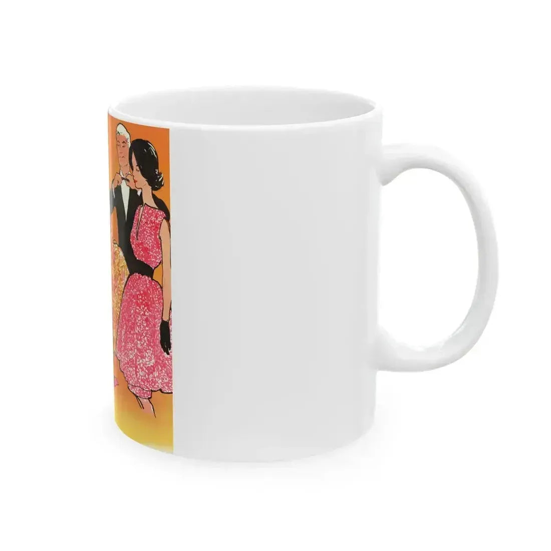 Fashion Illustration from Woman's Own magazine, 1959 (1) - White Coffee Mug - Go Mug Yourself