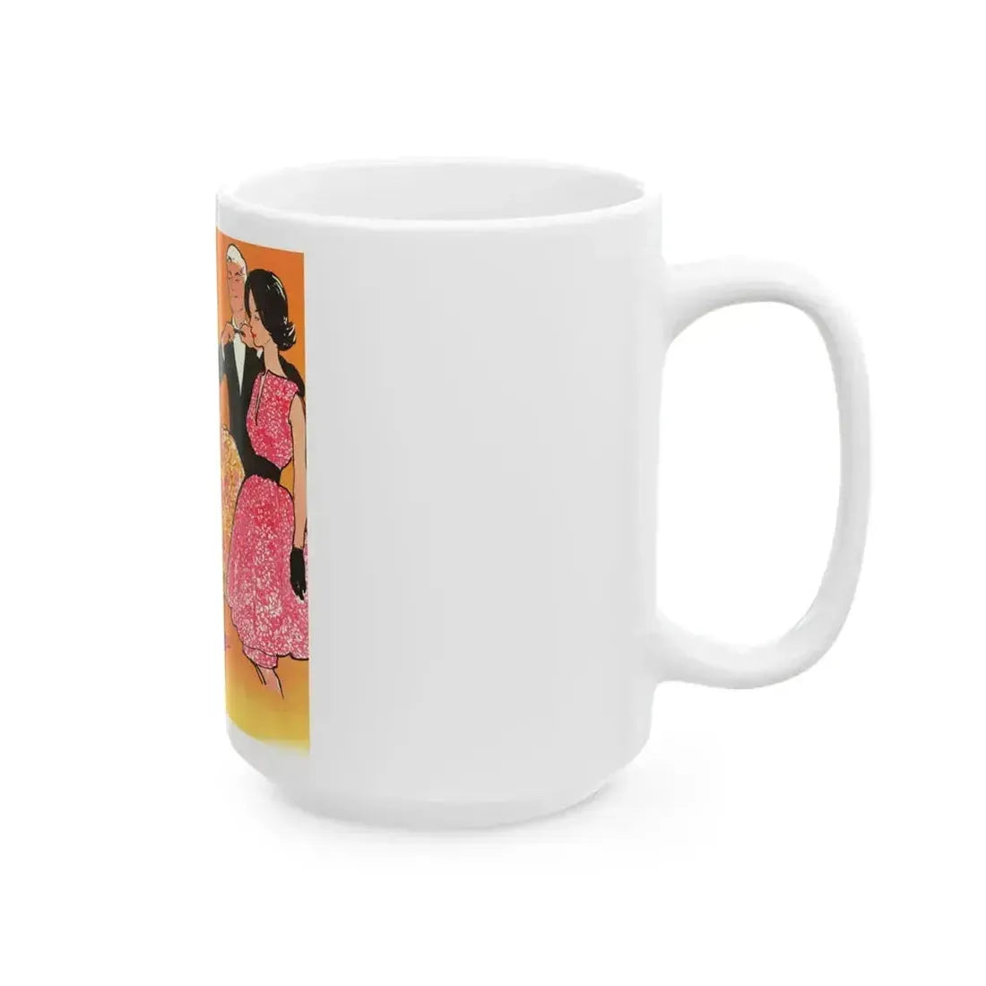 Fashion Illustration from Woman's Own magazine, 1959 (1) - White Coffee Mug - Go Mug Yourself