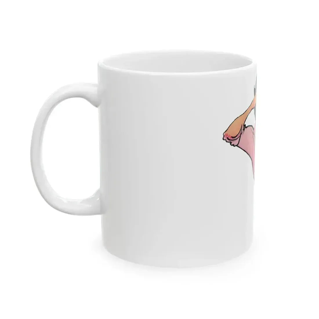 Fashion Illustration from Woman's Own magazine, 1959 (3) - White Coffee Mug - Go Mug Yourself
