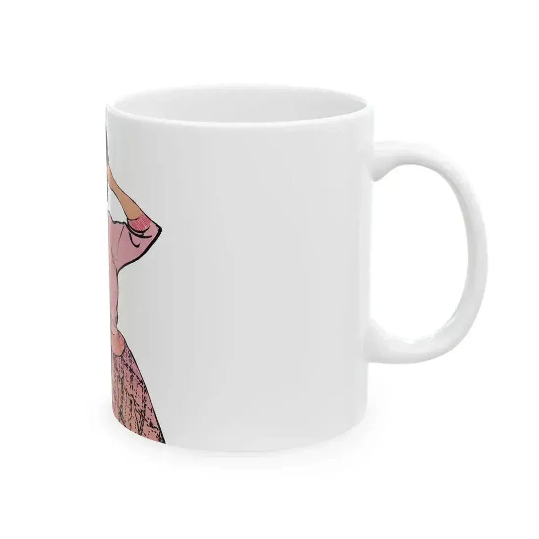 Fashion Illustration from Woman's Own magazine, 1959 (3) - White Coffee Mug - Go Mug Yourself