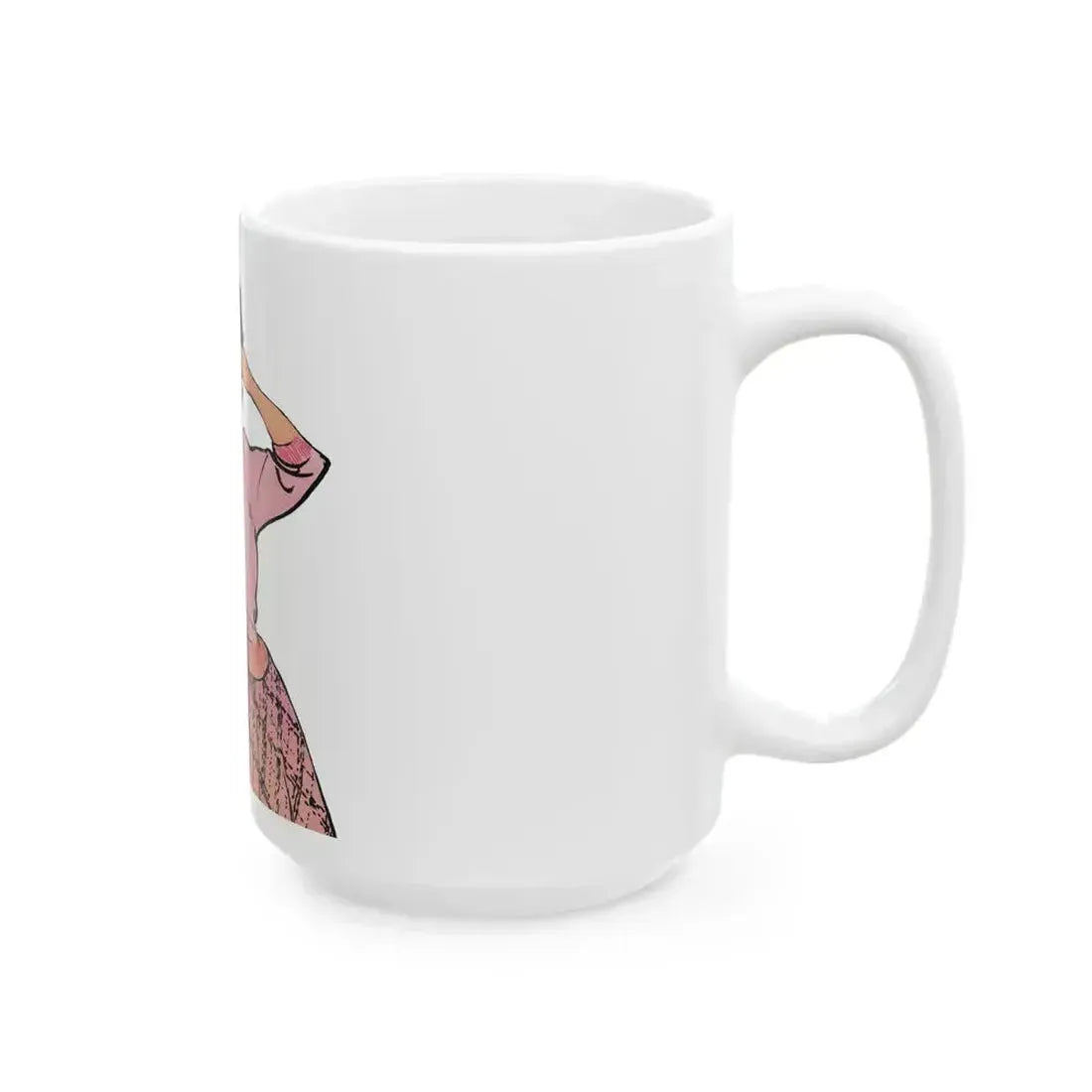 Fashion Illustration from Woman's Own magazine, 1959 (3) - White Coffee Mug - Go Mug Yourself
