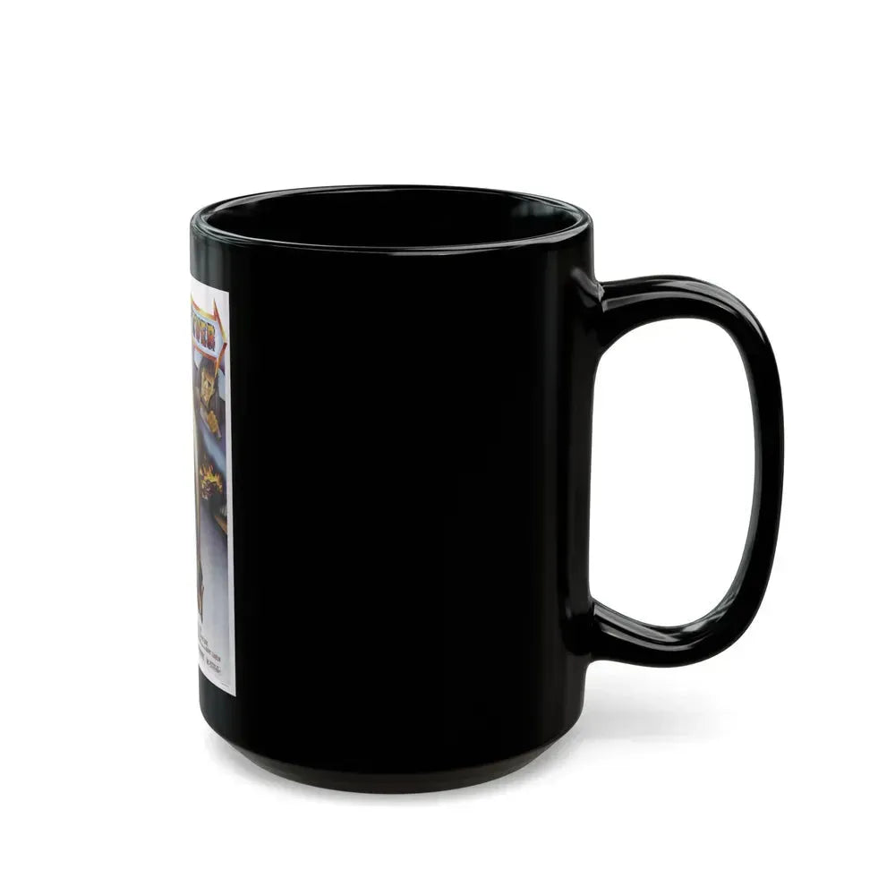 FAST LANE FEVER 1982 Movie Poster - Black Coffee Mug - Go Mug Yourself