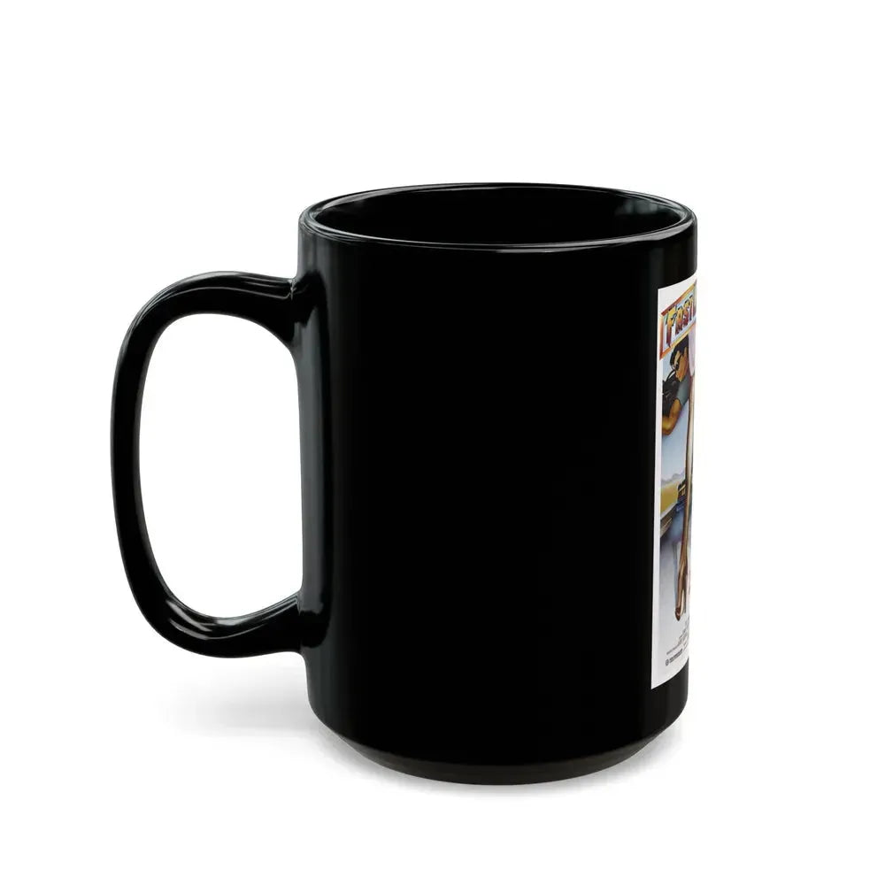 FAST LANE FEVER 1982 Movie Poster - Black Coffee Mug - Go Mug Yourself