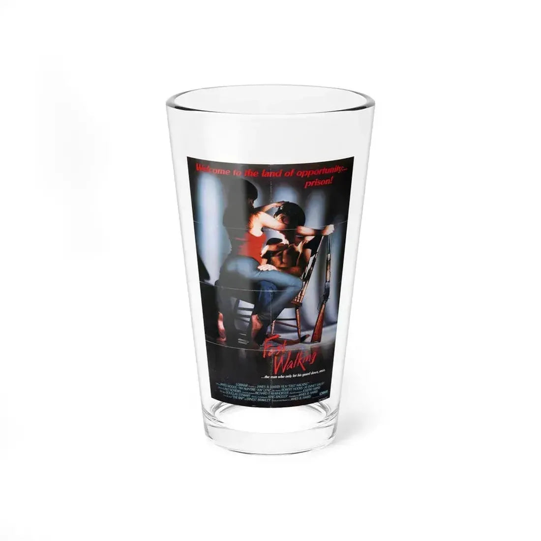 FAST WALKING 1982 Movie Poster - Pint Glass 16oz 16oz - Go Mug Yourself