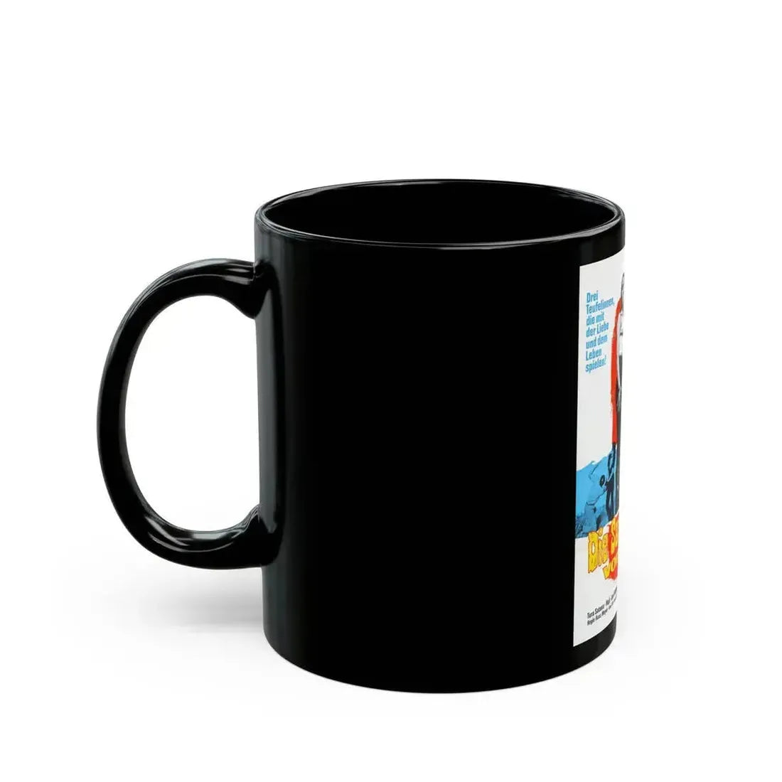 FASTER, PUSSYCAT! KILL! KILL! (GERMANY) 1965 Movie Poster - Black Coffee Mug - Go Mug Yourself