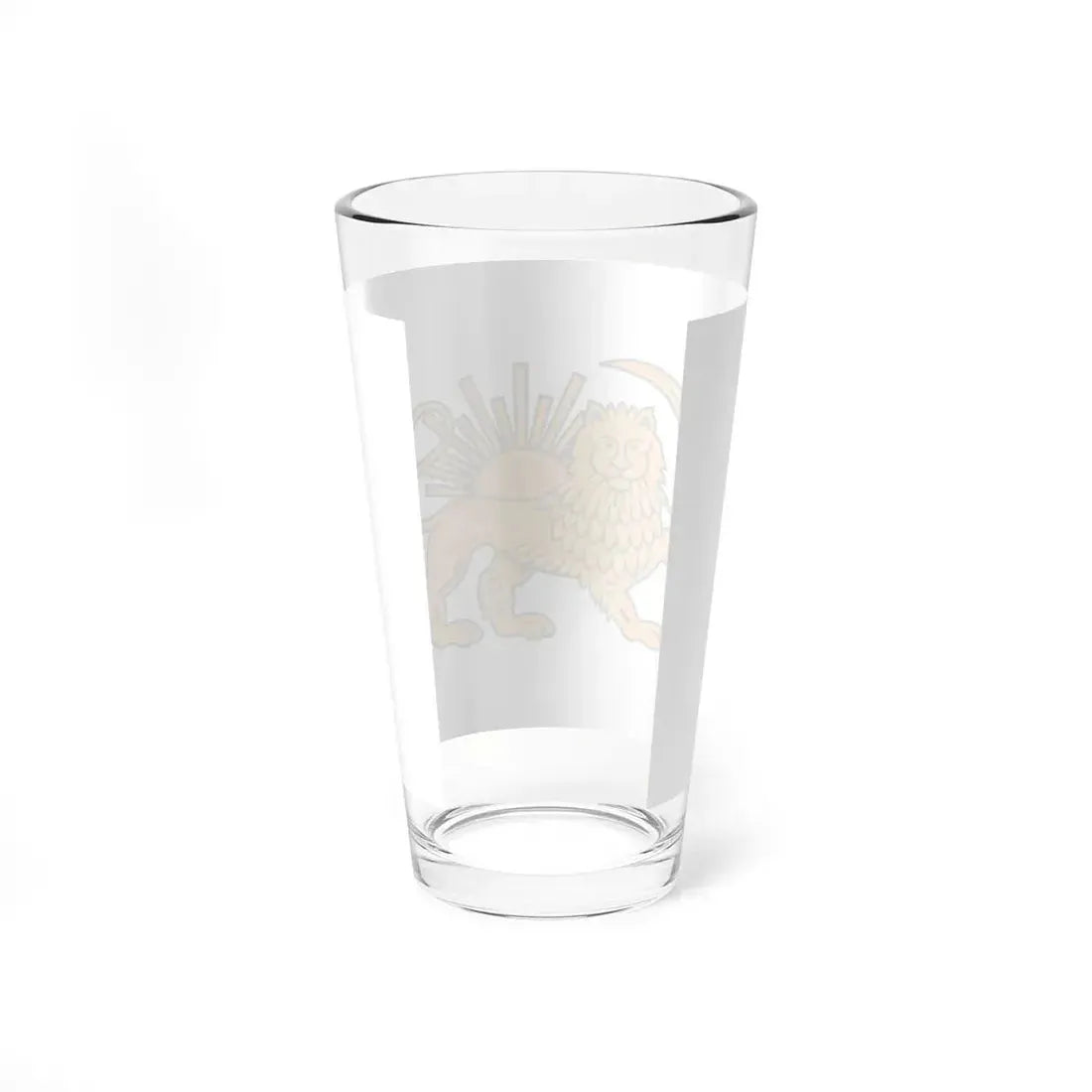 Fath Ali Shah Flag (Iran) Pint Glass 16oz - Go Mug Yourself